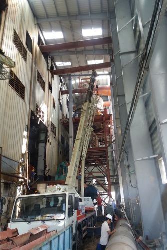 Lắp kết cấu và nồi nấu 100T kcp 2015